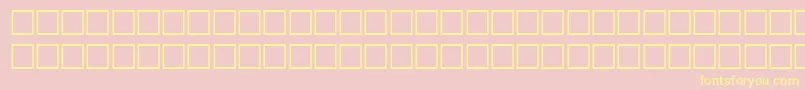 WatsonRegular-Schriftart – Gelbe Schriften auf rosa Hintergrund