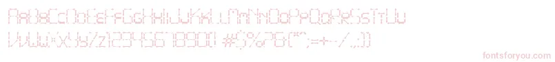 Poinif Font – Pink Fonts on White Background