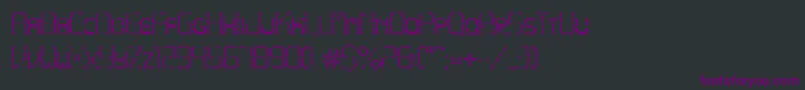 Poinif Font – Purple Fonts on Black Background
