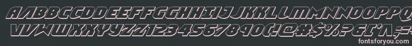 Ninjagarden3Dital Font – Pink Fonts on Black Background