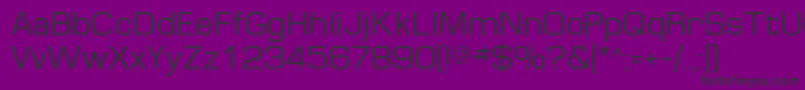 MinimaSsi Font – Black Fonts on Purple Background