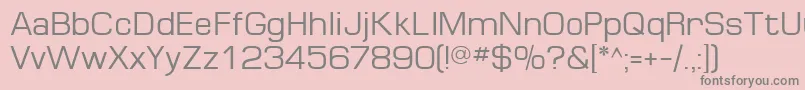 MinimaSsi Font – Gray Fonts on Pink Background