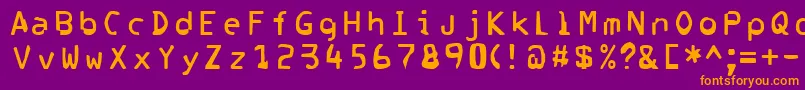 Подробнее о шрифте Corrupter Шрифт Corrupter – оранжевые шрифты на фиолетовом фоне