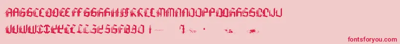 KillThePanda Font – Red Fonts on Pink Background