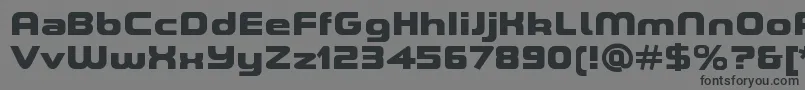 ASpaceBlackDemo Font – Black Fonts on Gray Background