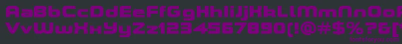 ASpaceBlackDemo Font – Purple Fonts on Black Background