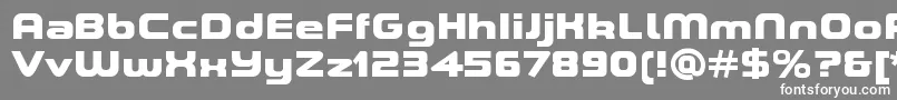 ASpaceBlackDemo Font – White Fonts on Gray Background