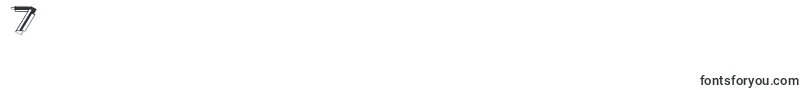 Шрифт Multicapstwo – шрифты цифры 7