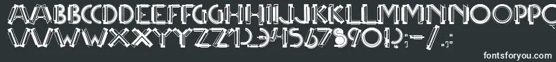 Multicapstwo-fontti – valkoiset fontit