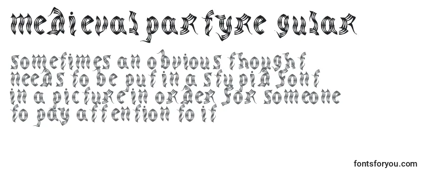 Schriftart MedievalpartyRegular