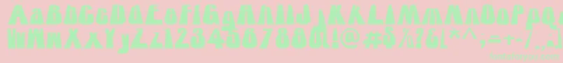 More about RtTower Font RtTower Font – Green Fonts on Pink Background