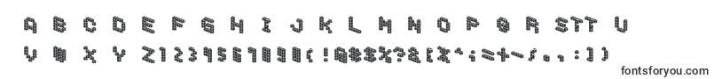 Шрифт CubicblockT – пиксельные шрифты