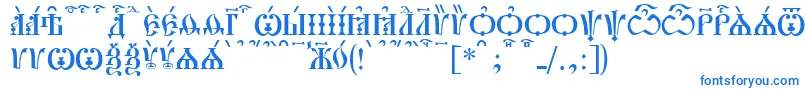 PochaevskCapsKucs Font – Blue Fonts