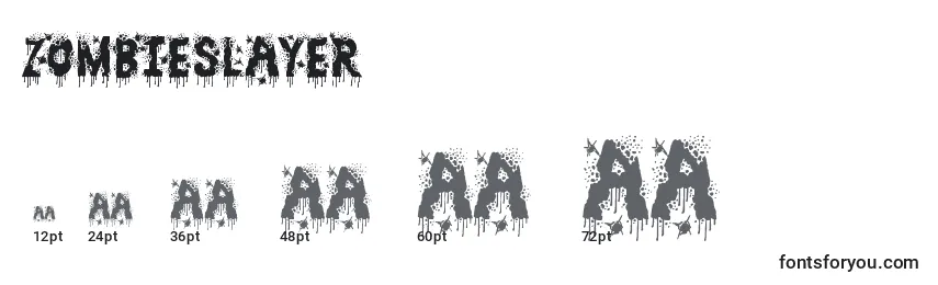 ZombieSlayer Font Sizes