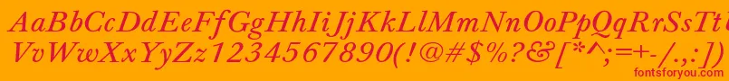 More about Jason7 Font Jason7 Font – Red Fonts on Orange Background