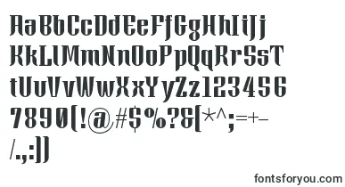 Xacose font – Fonts Starting With X