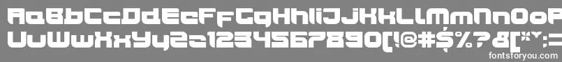 JoyriderUltra Font – White Fonts on Gray Background