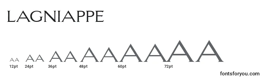 Размеры шрифта Lagniappe