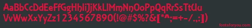 More about EstelleRegular Font EstelleRegular Font – Red Fonts on Black Background