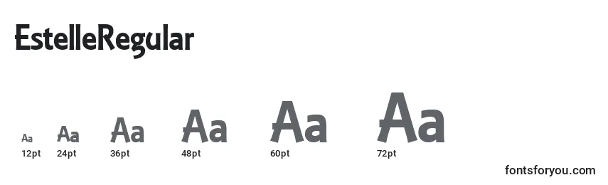 EstelleRegular Font Sizes