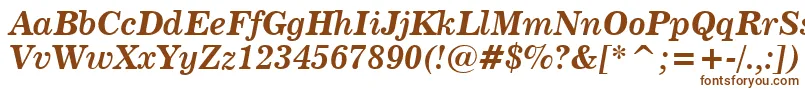 News705BoldItalicBt Font – Brown Fonts