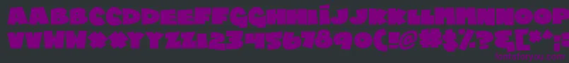 Chublings Font – Purple Fonts on Black Background