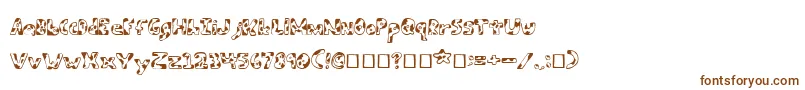 Armybeans Font – Brown Fonts on White Background