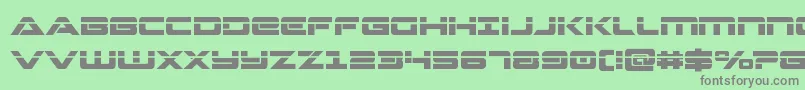 Strikelordlaser Font – Gray Fonts on Green Background