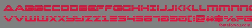 Strikelordlaser Font – Red Fonts on Gray Background