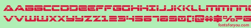 Strikelordlaser Font – Red Fonts on Green Background