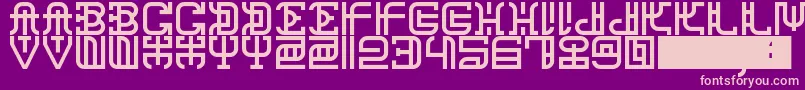 ChanaRemedy Font – Pink Fonts on Purple Background