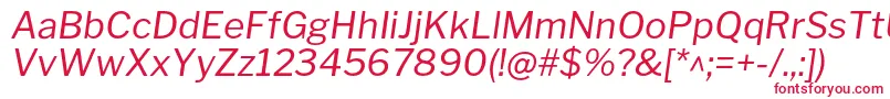 Шрифт LibrefranklinItalic – красные шрифты