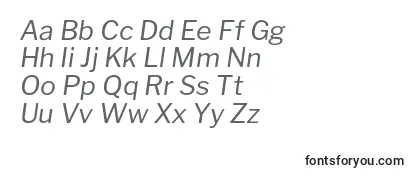 Обзор шрифта LibrefranklinItalic