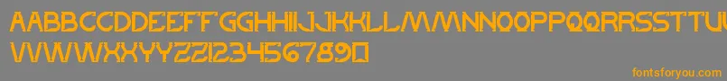 LetsGetItOn Font – Orange Fonts on Gray Background