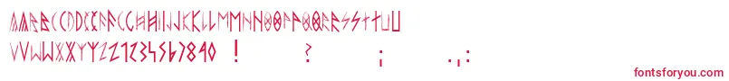 Esthajnalcsillag Font – Red Fonts