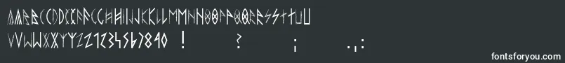 Esthajnalcsillag Font – White Fonts