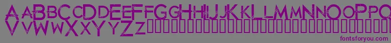 Weitere Informationen zur Justdiealready-Schriftart Justdiealready-Schriftart – Violette Schriften auf grauem Hintergrund