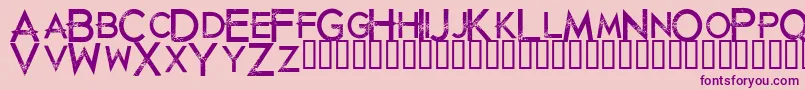 Justdiealready Font – Purple Fonts on Pink Background