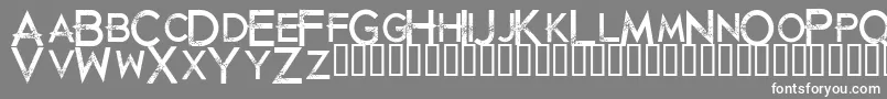 Justdiealready Font – White Fonts on Gray Background
