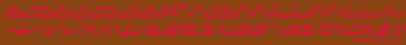 Spyv3li Font – Red Fonts on Brown Background