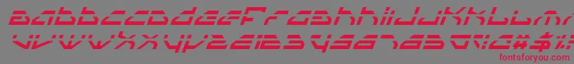 Spyv3li Font – Red Fonts on Gray Background