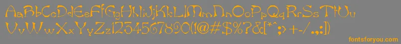 More about BambergdbBold Font BambergdbBold Font – Orange Fonts on Gray Background