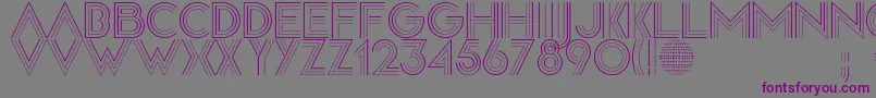 Discodiva Font – Purple Fonts on Gray Background