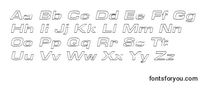 Review of the EurosewidehollowItalic Font