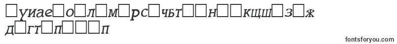 ItaliacyrillicitalicItalic-Schriftart – amharische Schriften