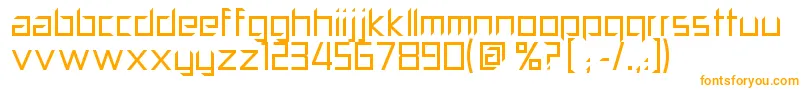 Шрифт PillPopper – оранжевые шрифты