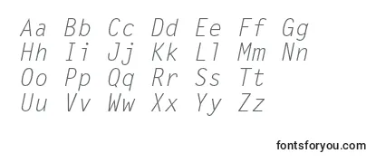 MetronomcItalic Font