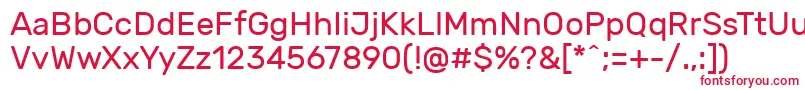 RubikRegular Font – Red Fonts