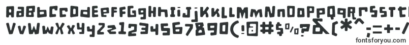 Шрифт DPuntillasDToTiptoe – буквенные шрифты