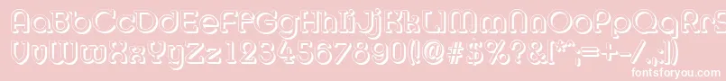 MexicoshadowRegular Font – White Fonts on Pink Background
